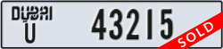 dubai - code - U - number -43215