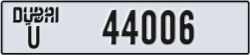 dubai - code - U - number -43927