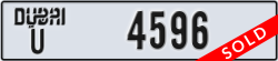 dubai - code - U - number -4596