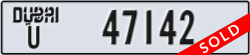dubai - code - U - number -47142