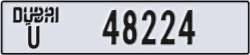dubai - code - U - number -48224