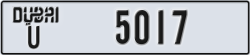 dubai - code - U - number -5017