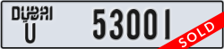 dubai - code - U - number -53001