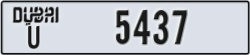 dubai - code - U - number -5437