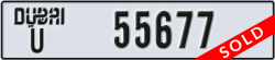 dubai - code - U - number -55677