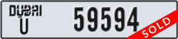 dubai - code - U - number -59594