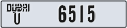 dubai - code - U - number -6436