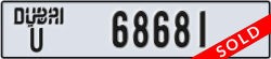 dubai - code - U - number -68681