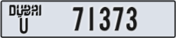 dubai - code - U - number -71373