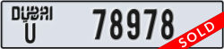 dubai - code - U - number -78978
