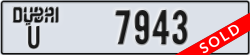 dubai - code - U - number -7943