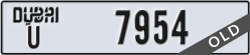 dubai - code - U - number -7954