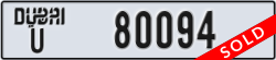 dubai - code - U - number -80094