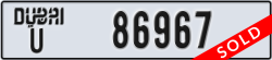 dubai - code - U - number -86967