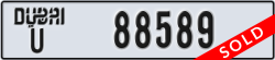 dubai - code - U - number -88589