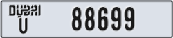 dubai - code - U - number -88699