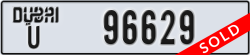 dubai - code - U - number -96629