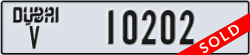 dubai - code - V - number -10202