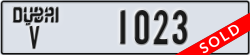 dubai - code - V - number -1023