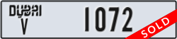 dubai - code - V - number -1072