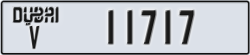 dubai - code - V - number -11717