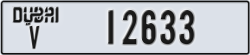 dubai - code - V - number -12633