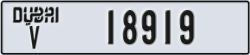 dubai - code - V - number -18919