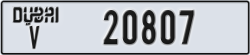 dubai - code - V - number -20728