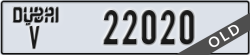 dubai - code - V - number -22020