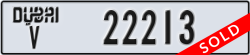 dubai - code - V - number -22213