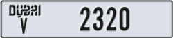 dubai - code - V - number -2241
