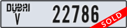 dubai - code - V - number -22786