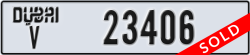 dubai - code - V - number -23406