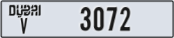 dubai - code - V - number -2993