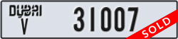 dubai - code - V - number -31007