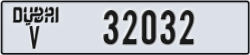 dubai - code - V - number -31953