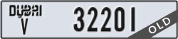 dubai - code - V - number -32201