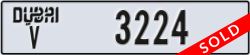 dubai - code - V - number -3224