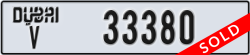 dubai - code - V - number -33380