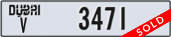 dubai - code - V - number -3471