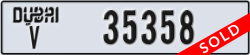 dubai - code - V - number -35358