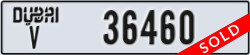 dubai - code - V - number -36460