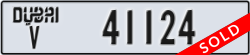 dubai - code - V - number -41124