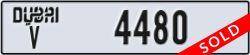dubai - code - V - number -4480