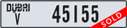 dubai - code - V - number -45155