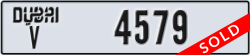 dubai - code - V - number -4579
