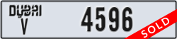 dubai - code - V - number -4596