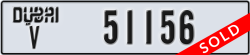 dubai - code - V - number -51156