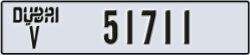 dubai - code - V - number -51711