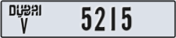 dubai - code - V - number -5215